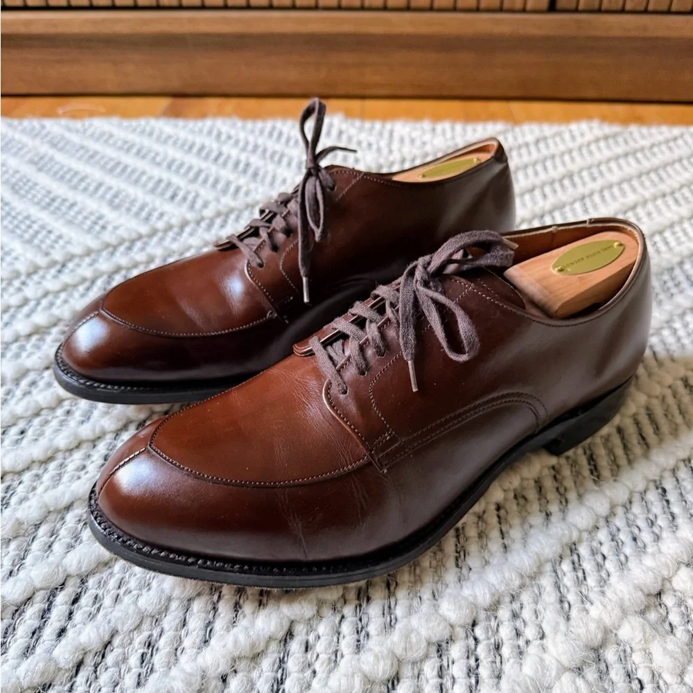 Alden Brown V-Tip Derby’s- US 8/8.5 - Modified Last 549 - Picture 2 of 8